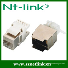 Netlink Fabricado 180 grados RJ45 Cat5e blindado keystone jack